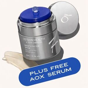 ZO Skin Health Growth Factor Serum + AOX Travel + Sheet Mask ($304 Value)